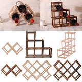 Wooden Red Wine Rack 3/6/10 Bottle