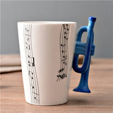 Novelty Guitar Ceramic Cup