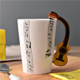 Novelty Guitar Ceramic Cup