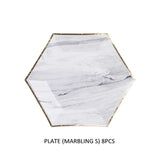 European palace style disposable tableware